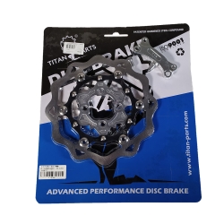 ΔΙΣΚΟΠΛΑΚΑ ΕΜΠΡΟΣ YAMAHA CRYPTON X-135 ΜΑΡΓΑΡΙΤΑ ΜΕΓΑΛΗ ΑΣΗΜΙ TITAN