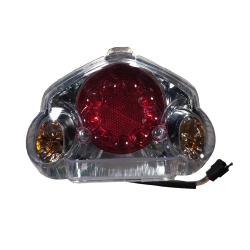 ΦΑΝΑΡΙ ΠΙΣΩ YAMAHA CRYPTON R T110 ΔΙΑΦΑΝΟ ΜΕ ΦΛΑΣ  KOKKINO ROC