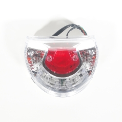 ΦΑΝΑΡΙ ΠΙΣΩ YAMAHA CRYPTON R115 ΔΙΑΦΑΝΟ ΜΕ LED KAI ΦΛΑΣ  ROC