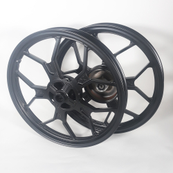 ΖΑΝΤΕΣ ΣΕΤ YAMAHA CRYPTON X-135 Β5/10 ΜΑΥΡΟ ΓΥΑΛΙΣΤΕΡΟ