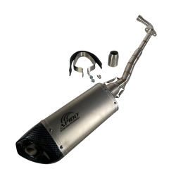 ΕΞΑΤΜΙΣΗ YAMAHA CRYPTON R 105 115 TRIOVAL ΑΣΗΜΙ ME ΣΙΓΑΣΤΗΡΑ APIDO