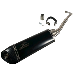 ΕΞΑΤΜΙΣΗ YAMAHA CRYPTON R 105 115 TRIOVAL ΜΑΥΡΗ ME ΣΙΓΑΣΤΗΡΑ APIDO