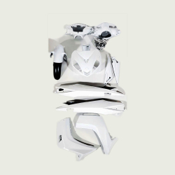ΠΛΑΣΤΙΚΑ ΣΕΤ YAMAHA CRYPTON X-135 ΛΕΥΚΟ ΜΕ ΦΑΝΑΡΙ HLD