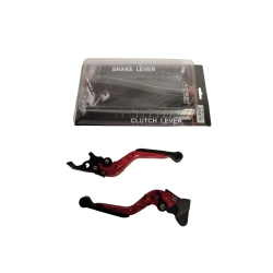 ΜΑΝΕΤΑ  SYM VF185 ΣΠΑΣΤΗ ΡΥΘΜΙΖΟΜΕΝΗ ΜΑΥΡΗ-ΚΟΚΚΙΝΗ APIDO ΣΕΤ