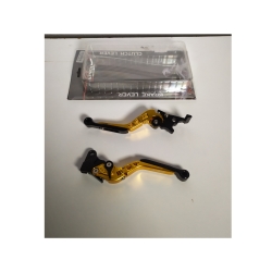 ΜΑΝΕΤΑ  SYM VF185 ΣΠΑΣΤΗ ΡΥΘΜΙΖΟΜΕΝΗ ΜΑΥΡΗ-ΧΡΥΣΗ APIDO ΣΕΤ