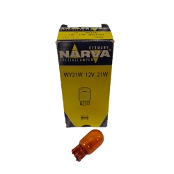 ΛΑΜΠΑ 12V 21W ΦΛΑΣ ΑΚΑΛΥΚΗ ΠΟΡΤΟΚΑΛΙ NARVA