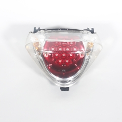ΦΑΝΑΡΙ ΠΙΣΩ YAMAHA CRYPTON X-135 ΜΕ ΦΛΑΣ LED KOKKINO  ROC