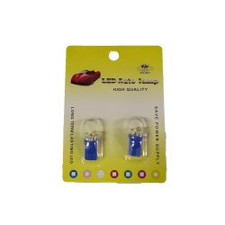ΛΑΜΠΑ 12V Τ10 4LED  ΣΦΗΝΩΤΗ ΜΠΛΕ ΖΕΥΓΟΣ