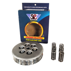 ΚΑΜΠΑΝΑ ΔΙΣΚΩΝ ΣΥΜΠΛΕΚΤΗ YAMAHA CRYPTON R105 115 (6 ΕΛΑΤΗΡΙΑ) SYS RACING ΜΑΛΑΙΣ