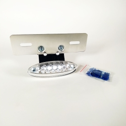 ΦΑΝΑΡΙ ΠΙΣΩ UNIVERSAL LED ΧΡΩΜΙΟ ΜΕ ΔΙΑΦΑΝΟ ΚΡΥΣΤΑΛΛΟ ΚΑΙ ΒΑΣΗ ΧΡΩΜ. TW