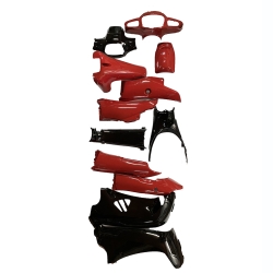 ΠΛΑΣΤΙΚΑ ΣΕΤ MODENAS KRISS ΚΟΚΚΙΝΟ ΜΑΥΡΑ 12 ΤΕΜΑΧΙΑ HLD