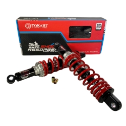 ΑΜΟΡΤΙΣΕΡ ΠΙΣΩ 34cm HONDA SUPRA INNOVA 125 INJ ΜΑΥΡΟ ΚΟΚΚΙΝΟ RACING ΖΕΥΓΟΣ  ΤΟΚΑHI