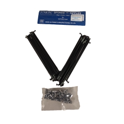 ΑΚΤΙΝΕΣ ΤΡΟΧΟΥ 183mm 10G ΜΑΥΡΕΣ ΣΕΤ UNION