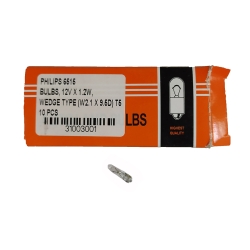 ΛΑΜΠΑ 12V 1.2W T5 ΑΚΑΛΥΚΗ ΨΕΙΡΑ ROC