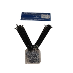 ΑΚΤΙΝΕΣ ΤΡΟΧΟΥ 153mm 10G  ΜΑΥΡΕΣ ΣΕΤ UNION