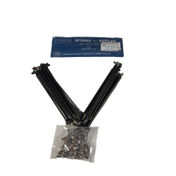 ΑΚΤΙΝΕΣ ΤΡΟΧΟΥ 160mm 10G  ΜΑΥΡΕΣ ΣΕΤ UNION