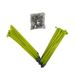 ΑΚΤΙΝΕΣ ΤΡΟΧΟΥ 160mm 10G ΚΙΤΡΙΝΕΣ ΣΕΤ