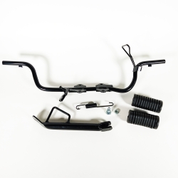 ΒΑΣΗ ΜΑΣΠΙΕ ΟΔΗΓΟΥ YAMAHA CRYPTON X-135 ΜΑΥΡΗ ΚΟΜΠΛΕ TITAN