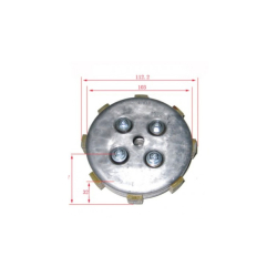 ΔΙΣΚΟΙ ΣΥΜΠΛΕΚΤΗ YAMAHA CRYPTON 105 115 ΣΕΤ ΜΕ ΑΦΑΛΟ W-STANDARD