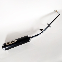 ΕΞΑΤΜΙΣΗ HONDA SUPRA PROTECT ΝΙΚΕΛ ΣΤΡΟΓΓΥΛΗ  ΜΑΥΡΟ ΤΕΛΙΚΟ