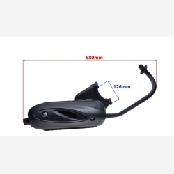 ΕΞΑΤΜΙΣΗ PIAGGIO ZIP 50 FLY 50 4T  TW