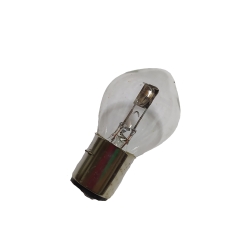 ΛΑΜΠΑ 12V 25 25W S2 ΧΟΝΤΡΟ ΝΤΟΥΙ ΦΟΥΣΚΑ BA20D B35 TW