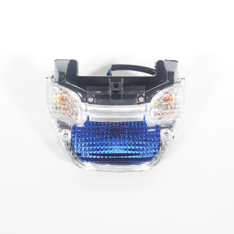 ΦΑΝΑΡΙ ΠΙΣΩ YAMAHA Z125 ΚΑΘΑΡΟ ΚΡΥΣΤΑΛΛΟ ΚΟΚΚΙΝΟ ΜΠΛΕ ΔΙΑΦΑΝΕΣ