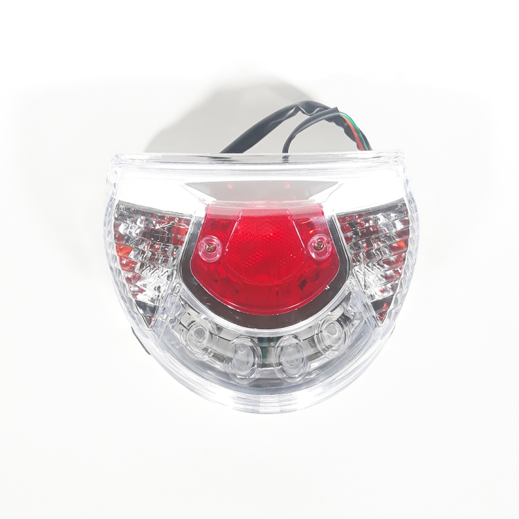 ΦΑΝΑΡΙ ΠΙΣΩ YAMAHA CRYPTON R115 ΔΙΑΦΑΝΟ ΜΕ LED KAI ΦΛΑΣ  ROC