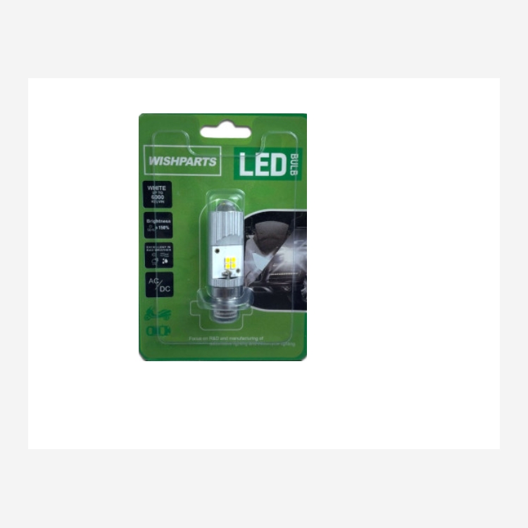 ΛΑΜΠΑ LED ΠΟΡΕΙΑΣ T19 ΠΑΠΙ 1 ΑΚΙΔΑ ΑΣΗΜΙ YWL 6000K P15D-25-1