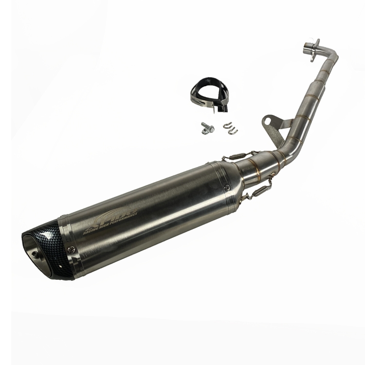 ΕΞΑΤΜΙΣΗ HONDA SUPRA TRIOVAL ΜΠΛΕ ΑΣΗΜΙ ME ΣΙΓΑΣΤΗΡΑ APIDO