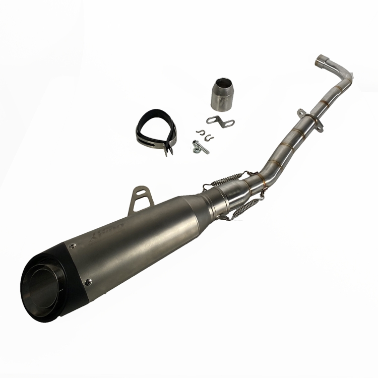 ΕΞΑΤΜΙΣΗ YAMAHA CRYPTON R 105 115 ΣΤΡΟΓΥΛΛΟ ΑΣΗΜΙ ME ΣΙΓΑΣΤΗΡΑ APIDO