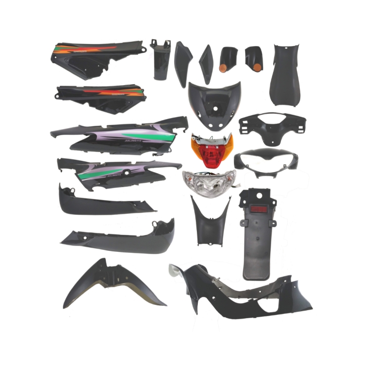 ΠΛΑΣΤΙΚΑ ΣΕΤ BAOTIAN CHEETAH 125 ΜΑΥΡΟ ΜΕ ΦΑΝΑΡΙΑ (21 ΤΕΜ) ΤΑΥΛΑΝΔΗΣ