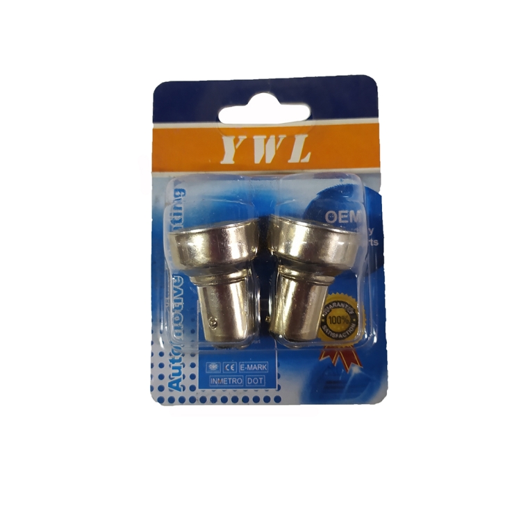 ΛΑΜΠΑ LED ΣΤΟΠ 3LED ΛΕΥΚΗ YWL BAY15D ΖΕΥΓΟΣ  ΤΑΙ