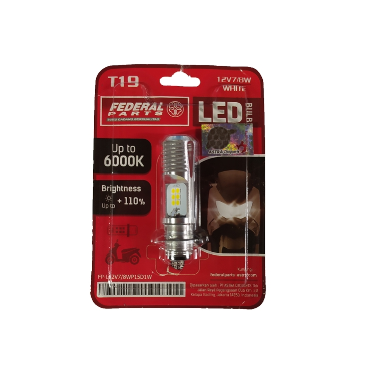 ΛΑΜΠΑ LED Τ19 ΠΑΠΙ 6000K  FEDERAL