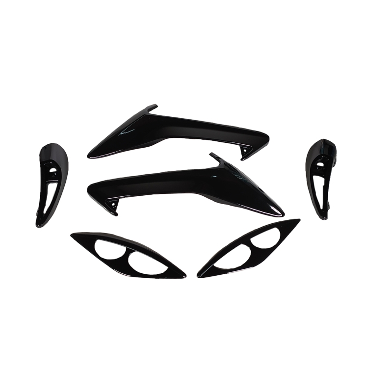 ΠΛΑΣΤΙΚΑ ΚΑΠΑΚΙΑ BODY KIT YAMAHA CRYPTON X-135 ΜΑΥΡΟ HYPER-X