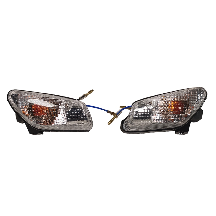 ΦΛΑΣ YAMAHA CRYPTON R105 ΕΜΠΡΟΣ ΣΕΤ ΔΙΑΦΑΝΟ ΚΡΥΣΤΑΛΛΟ
