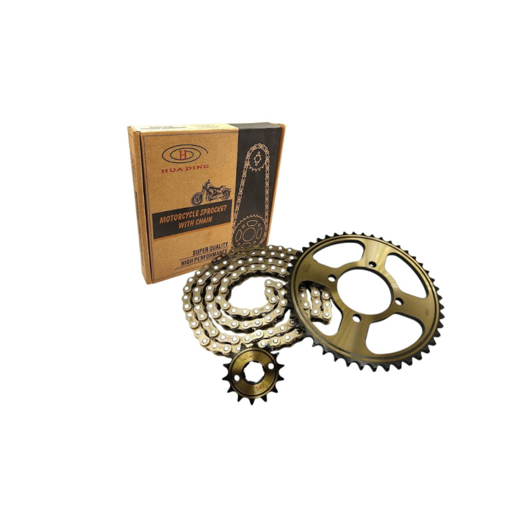 ΓΡΑΝΑΖΙΑ ΑΛΥΣΙΔΑ ΣΕΤ YAMAHA YBR 125 428H 118L GOLD HD