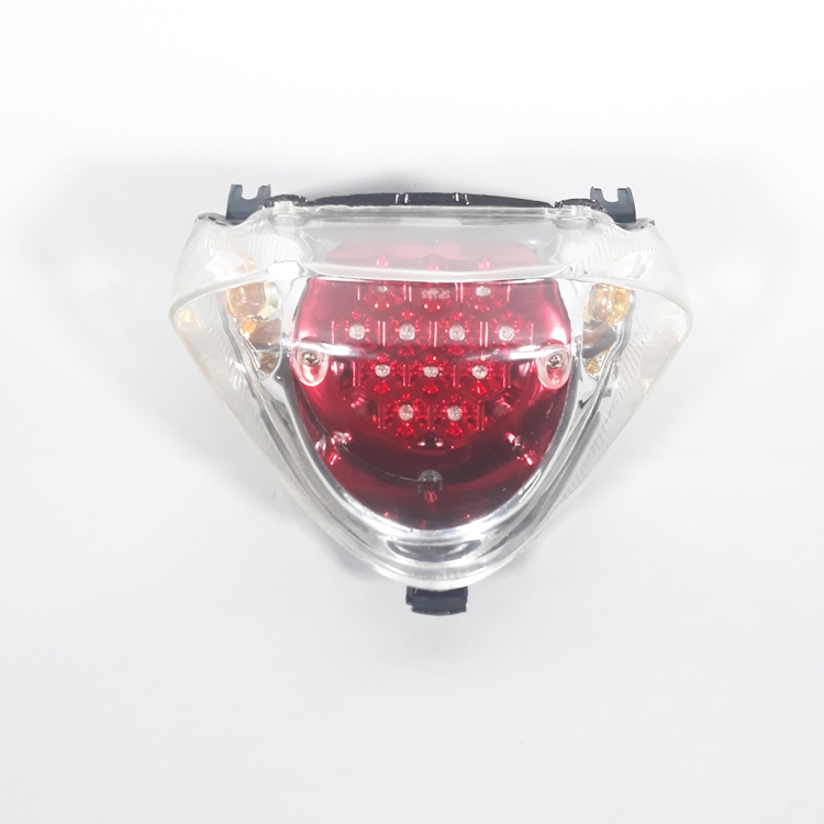ΦΑΝΑΡΙ ΠΙΣΩ YAMAHA CRYPTON X-135 ΜΕ ΦΛΑΣ LED KOKKINO  ROC