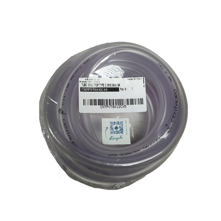 ΣΩΛΗΝΑΚΙ ΒΕΝΖΙΝΗΣ ΔΙΑΦΑΝΕΣ  8 Χ 12mm  CENTAYRO ΙΤΑΛΙΑΣ  ΤΟ ΜΕΤΡΟ