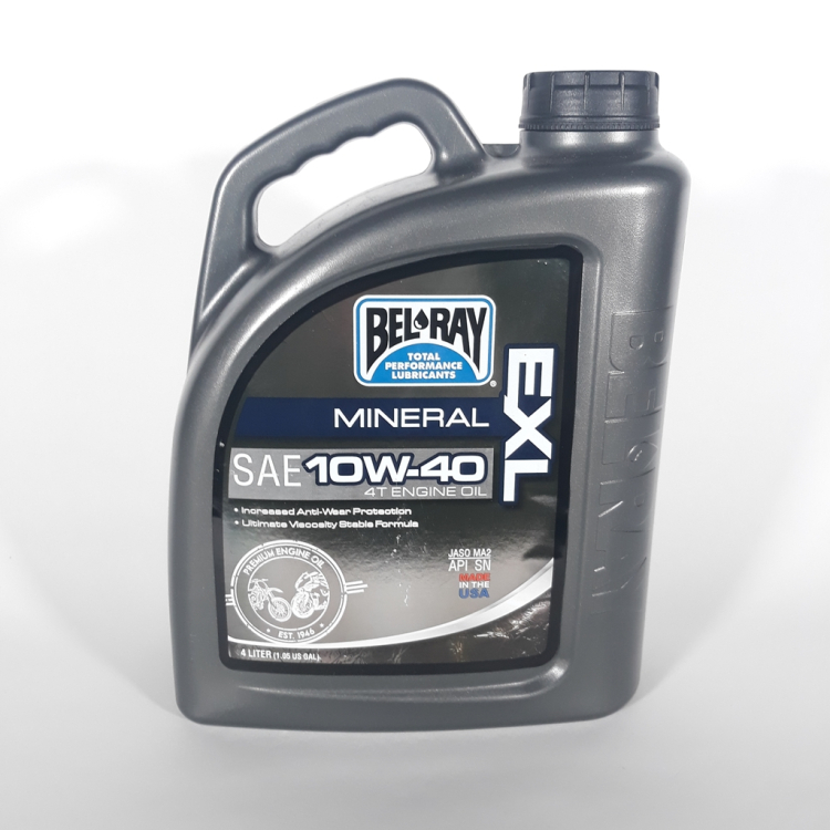 ΛΑΔΙ BEL-RAY 10W-40 EXL MINERAL 4Τ  4L