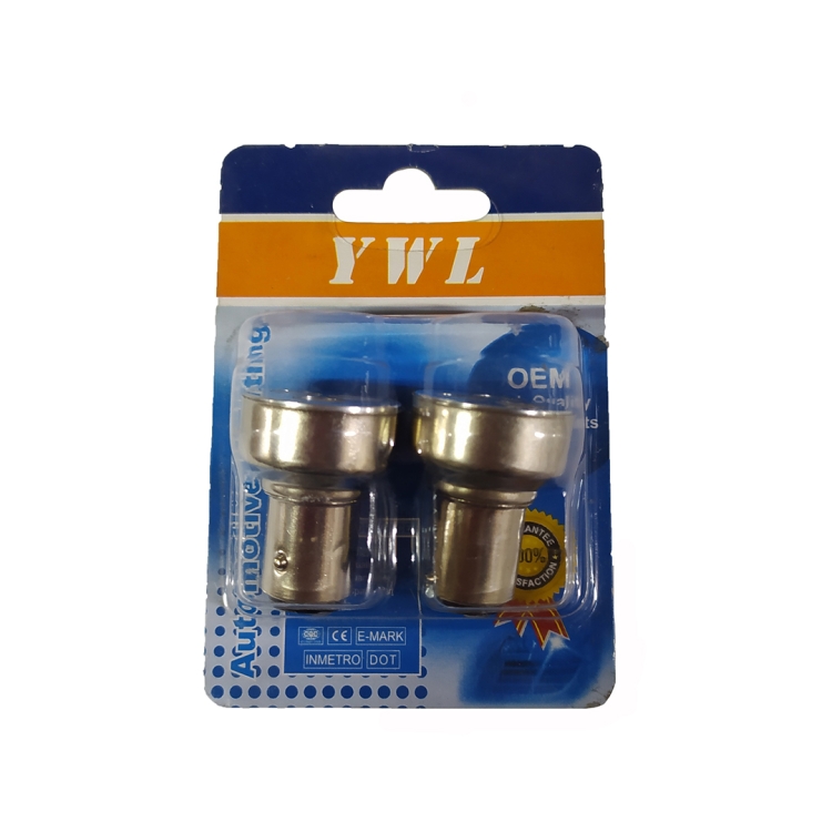 ΛΑΜΠΑ LED ΣΤΟΠ 3LED ΚΟΚΚΙΝΟ YWL BAY15D ΖΕΥΓΟΣ  ΤΑΙ