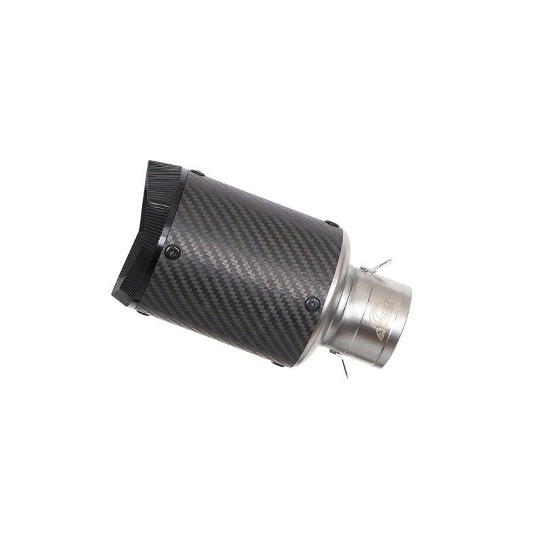 ΕΞΑΤΜΙΣΗΣ ΤΕΛΙΚΟ M-6122 130mm Φ51 ΣΤΡΟΓΥΛΛΟ CARBON ΜΕ ΣΙΓΑΣΤΗΡΑ APIDO