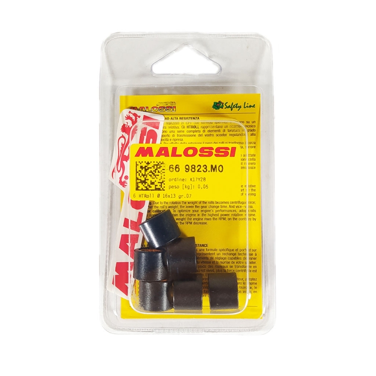 ΜΠΙΛΙΕΣ ΦΥΓΟΚΕΝΤΡΙΚΟΥ 16 Χ 13  7gr ΣΕΤ(6ΤΕΜ) MALOSSI 669823MO