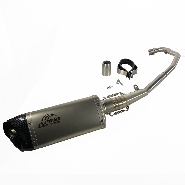 ΕΞΑΤΜΙΣΗ HONDA GTR 150 TRIOVAL ΑΣΗΜΙ ME ΣΙΓΑΣΤΗΡΑ APIDO