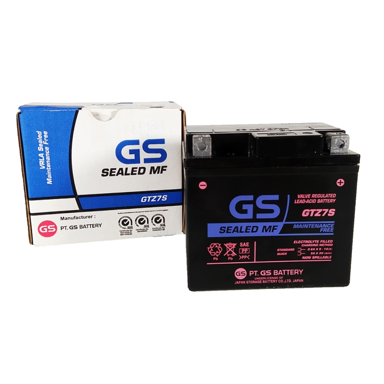 ΜΠΑΤΑΡΙΑ GTZ7-S (-+)   GS